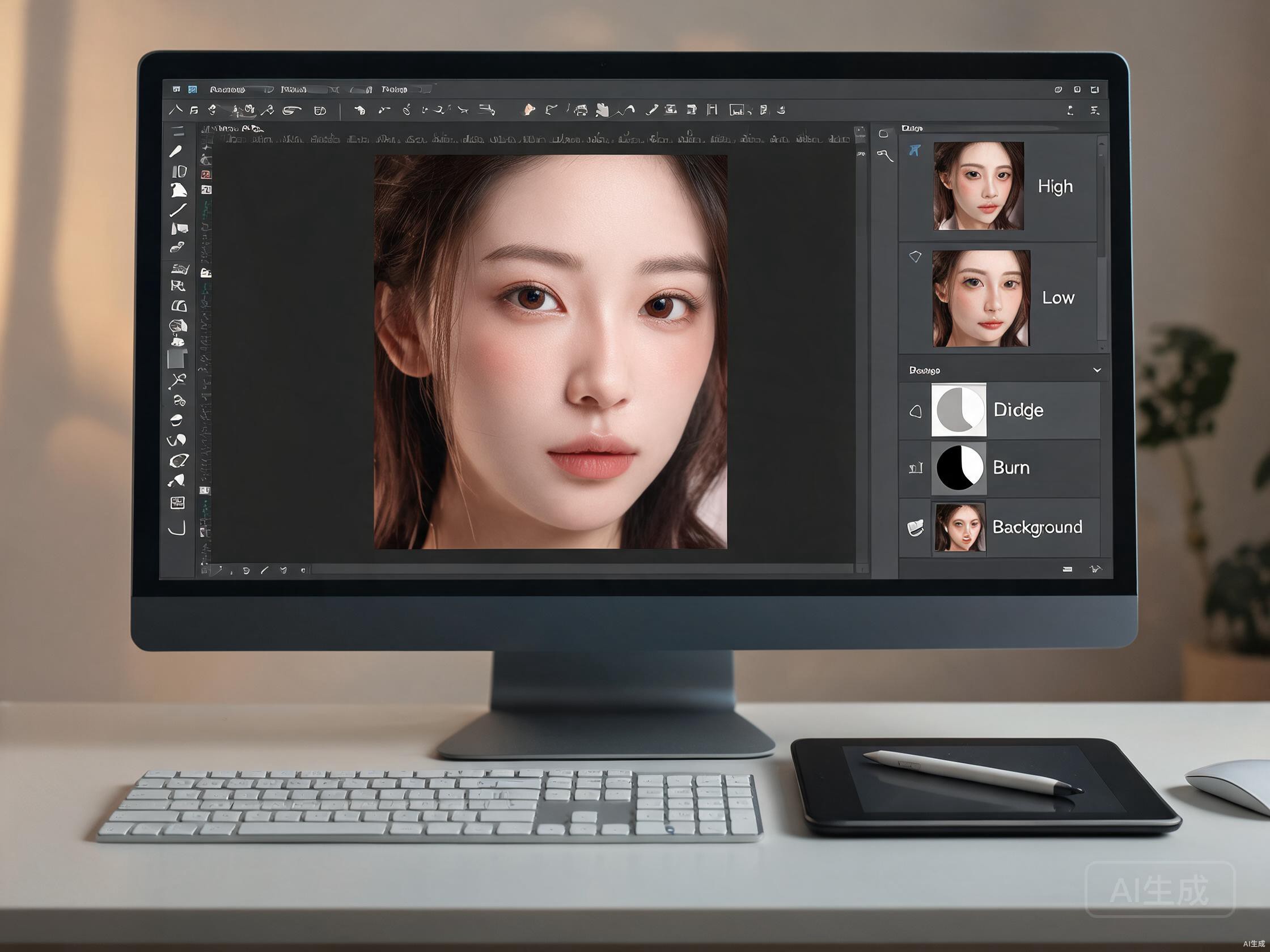 Photoshop高级磨皮教程：3种方法打造完美肌肤质感 - 配图1