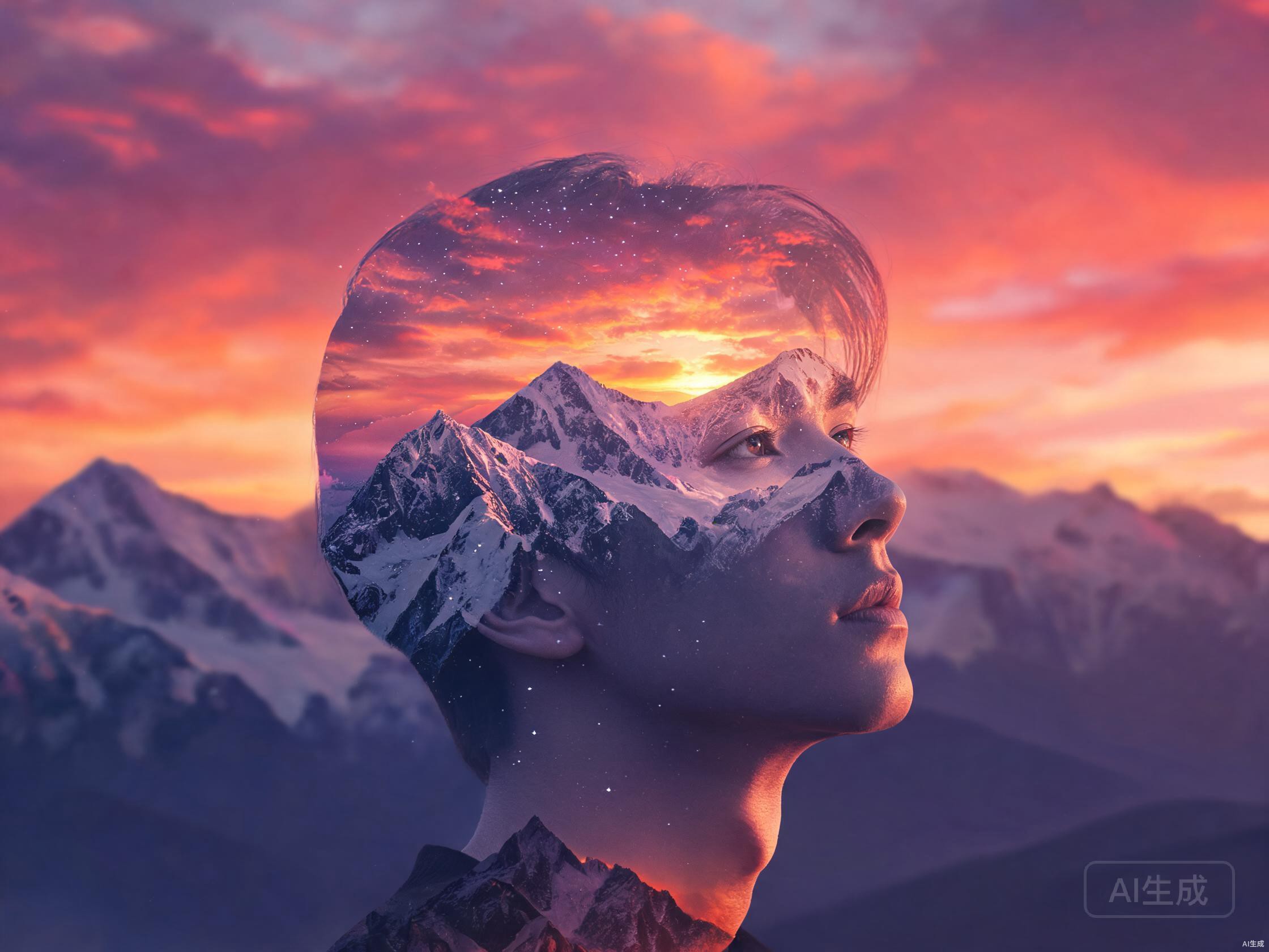Photoshop双重曝光效果教程:用图层混合创造梦幻合成 - 配图1