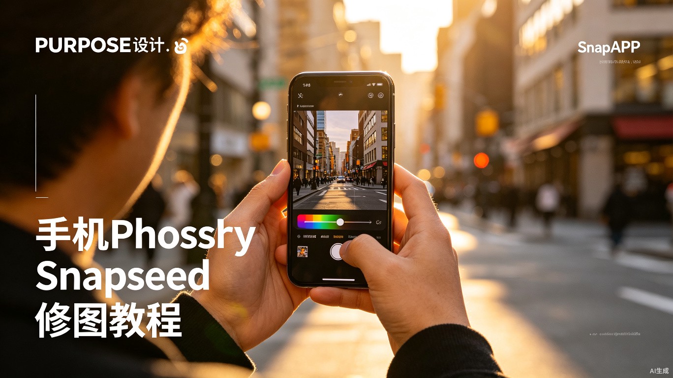 手机摄影教程：Snapseed修图入门与进阶技巧