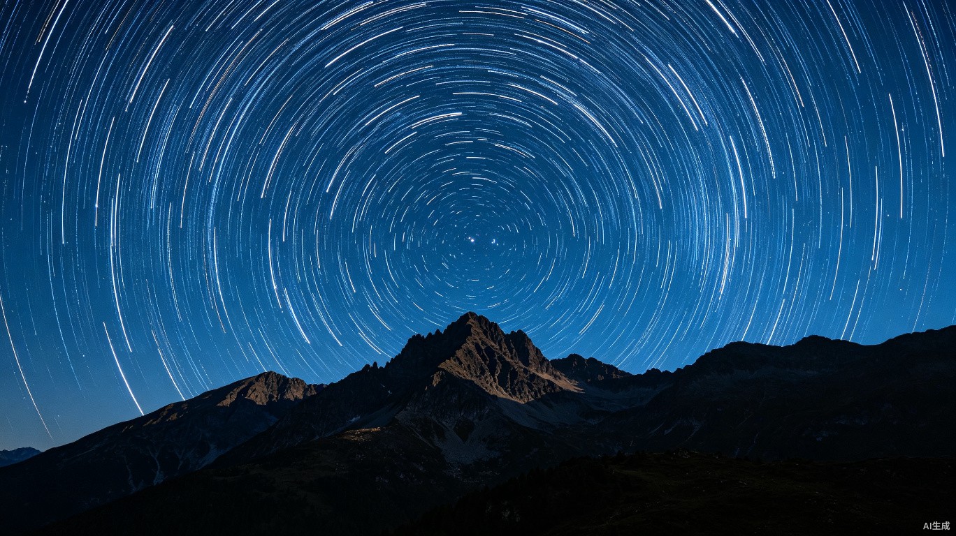 星轨拍摄教程：拍出震撼的星空旋转效果
