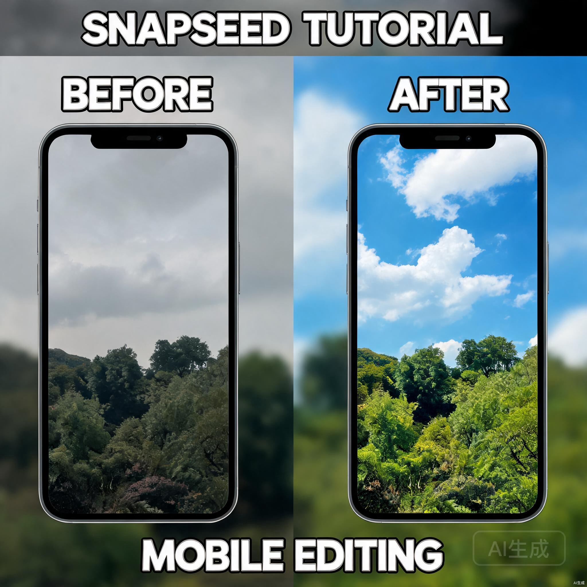 Snapseed手机修图全攻略：从入门到专业级调色
