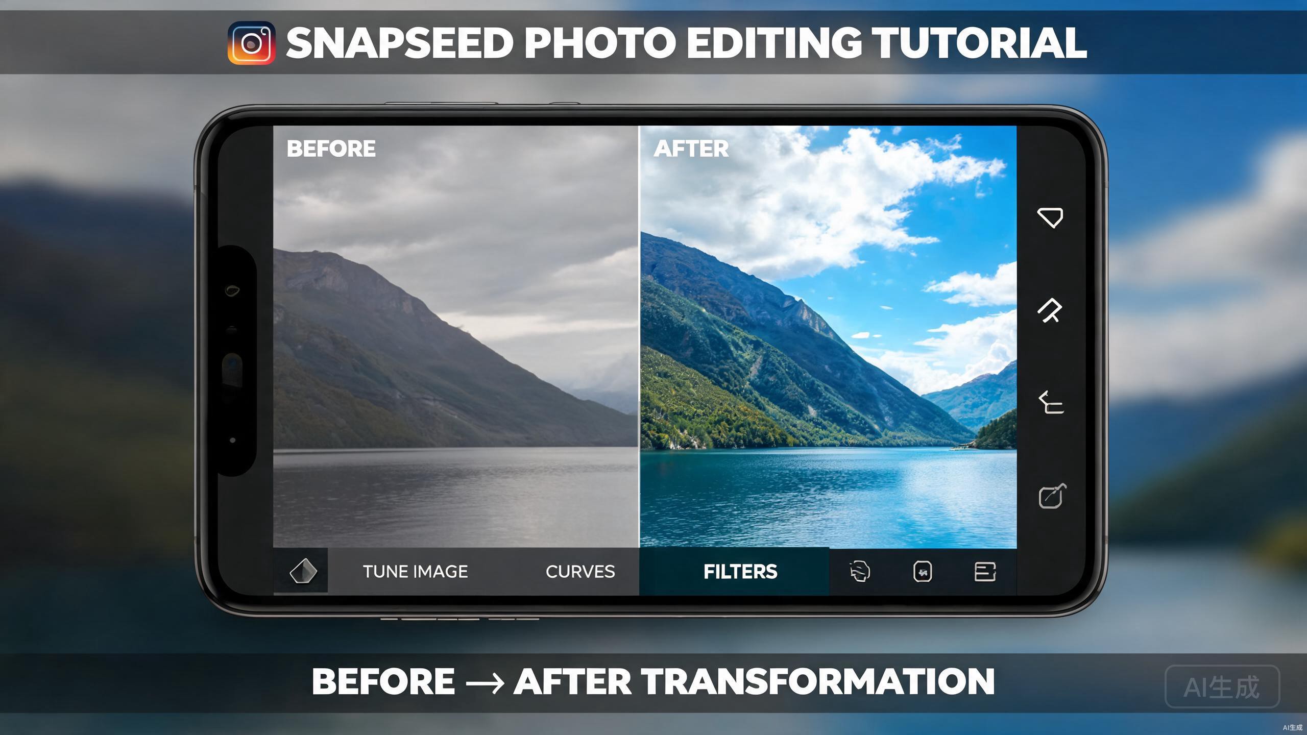 Snapseed手机修图全攻略：10个工具让你修出专业级照片