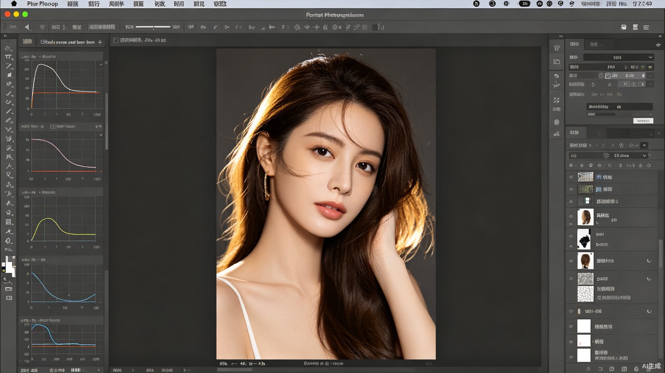Photoshop图层面板与Dodge Burn工作流